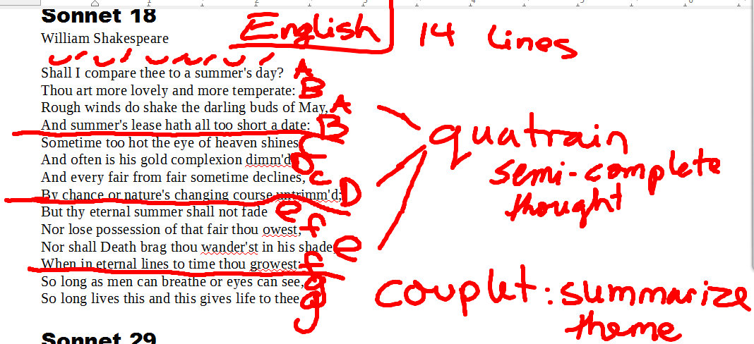 sonnet 130 scansion